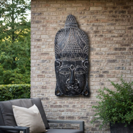 Cuadro Budda Face Black