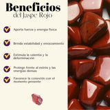 Pulsera Jaspe Rojo 6mm