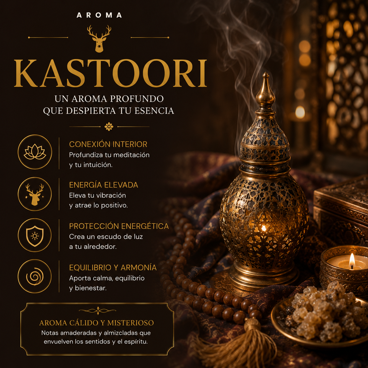 Incienso Orgánico Kastoori