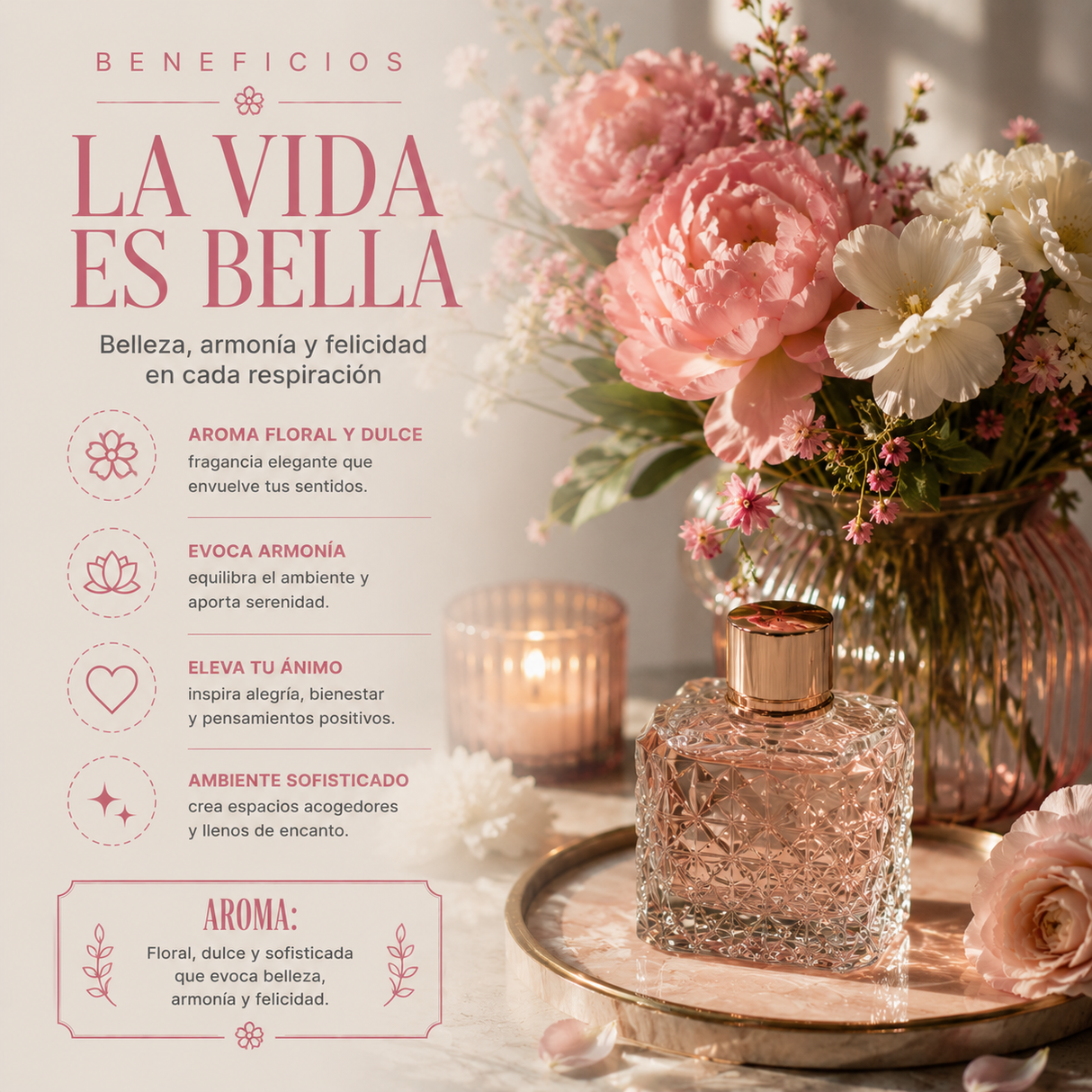 Aromatizante Spray La Vida es Bella 200 mL