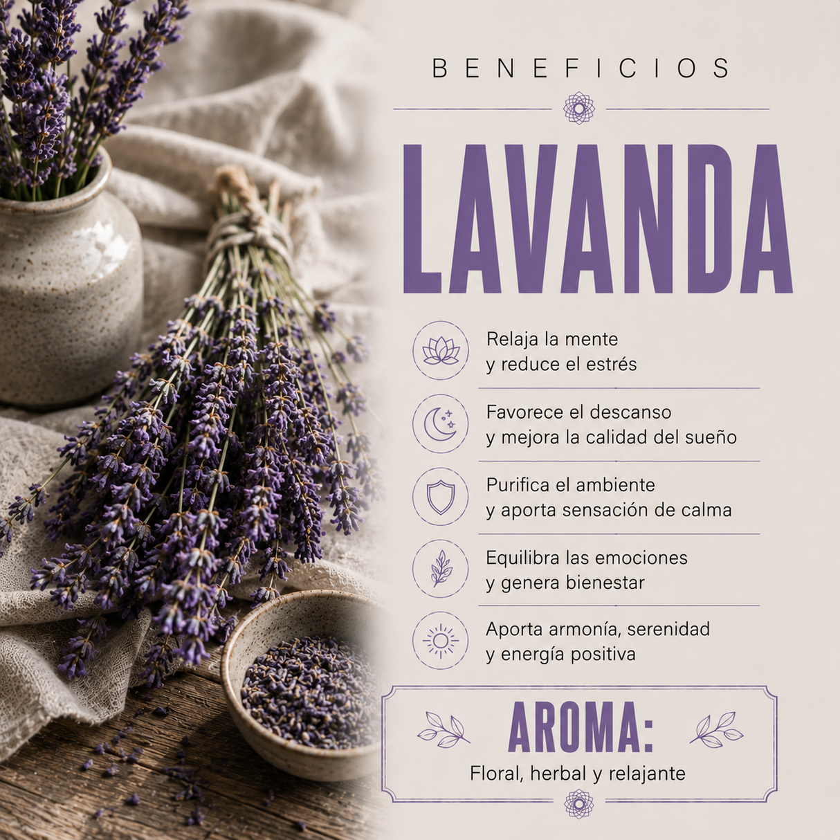 Incienso Lavanda Natural
