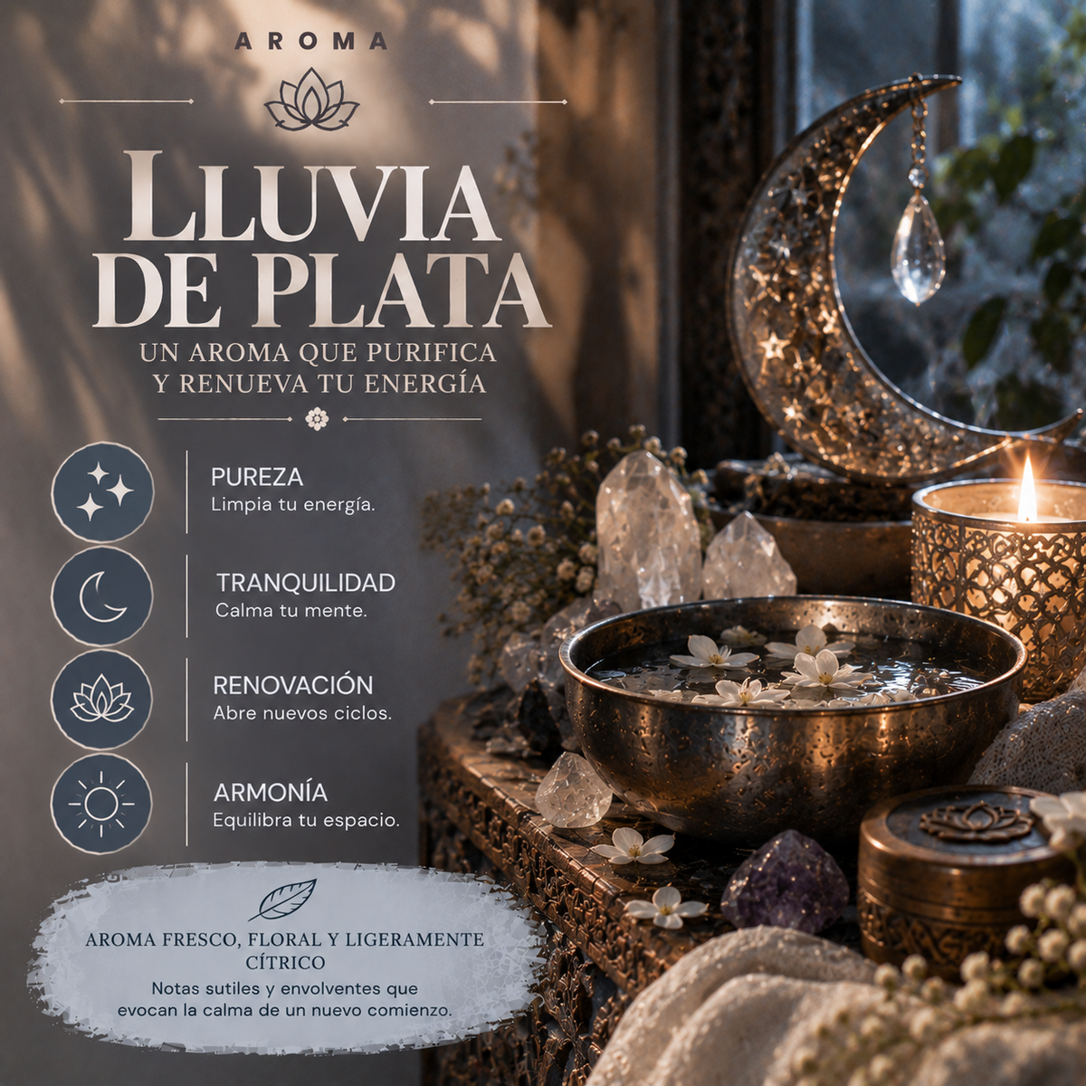 Incienso Lluvia de Plata