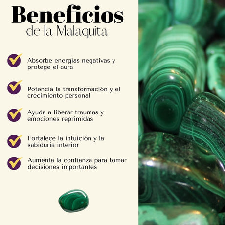 Pulsera Malaquita 8mm