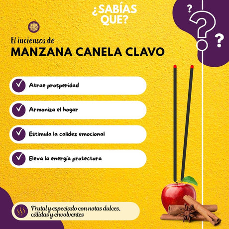 Incienso Jardín Manzana Canela Clavo - Parimal Jumbo