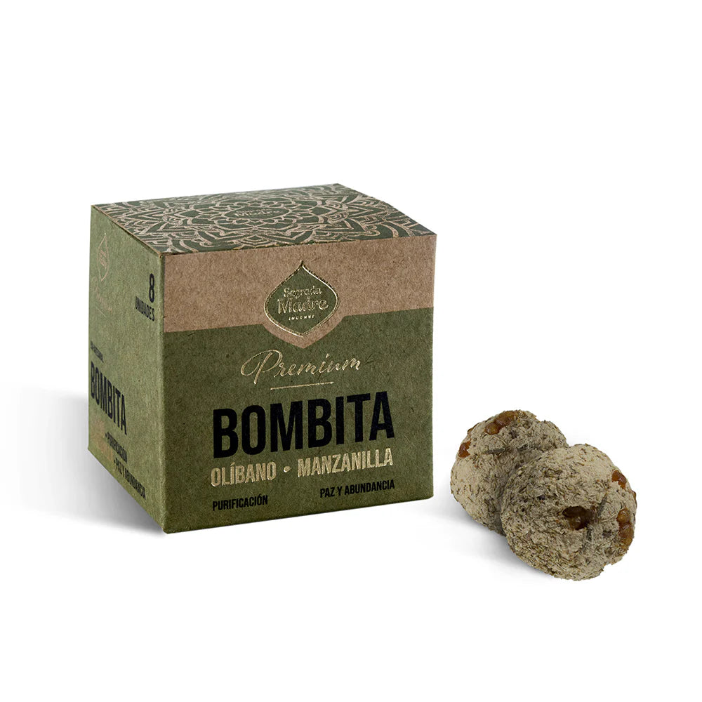 Bombita Premium Sahumerio Manzanilla & Olibano - Sagrada Madre