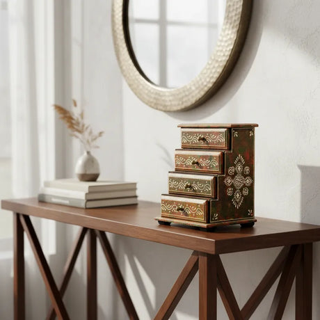 Cajonera Esmeralda Carmesí 4 Cajones
