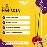 Incienso Natural Nag Champa Rosa - Tulasi