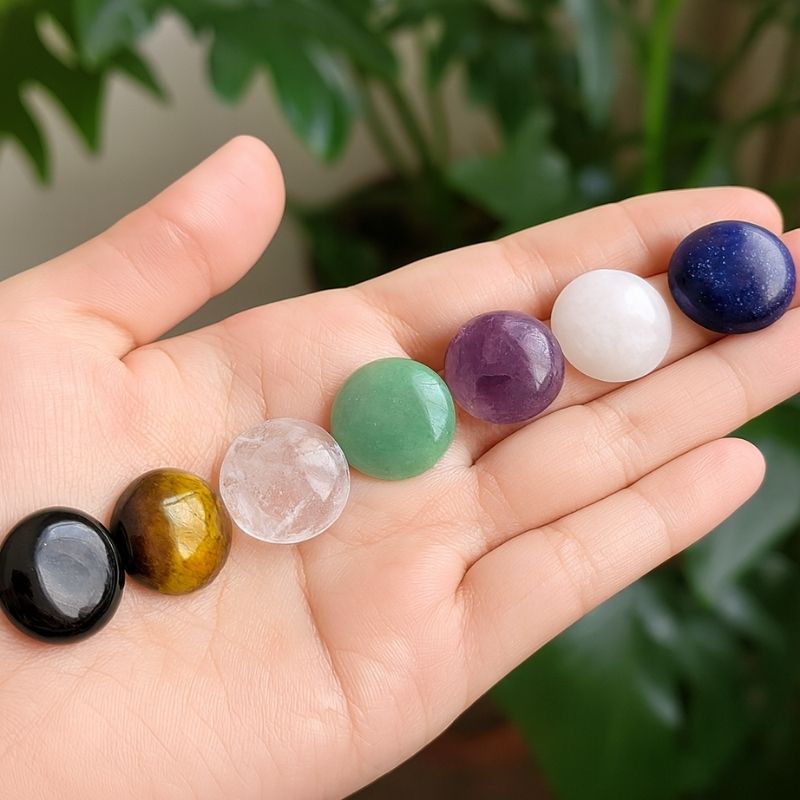 Ombliguera de Piedra 2 cm Malaquita