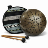 Hand Drum Bronce Envejecido 16 cm