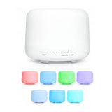 Humidificador Ultrasonico Blanco 500mL + 1 aceite de regalo