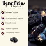Pulsera Obsidiana 8mm
