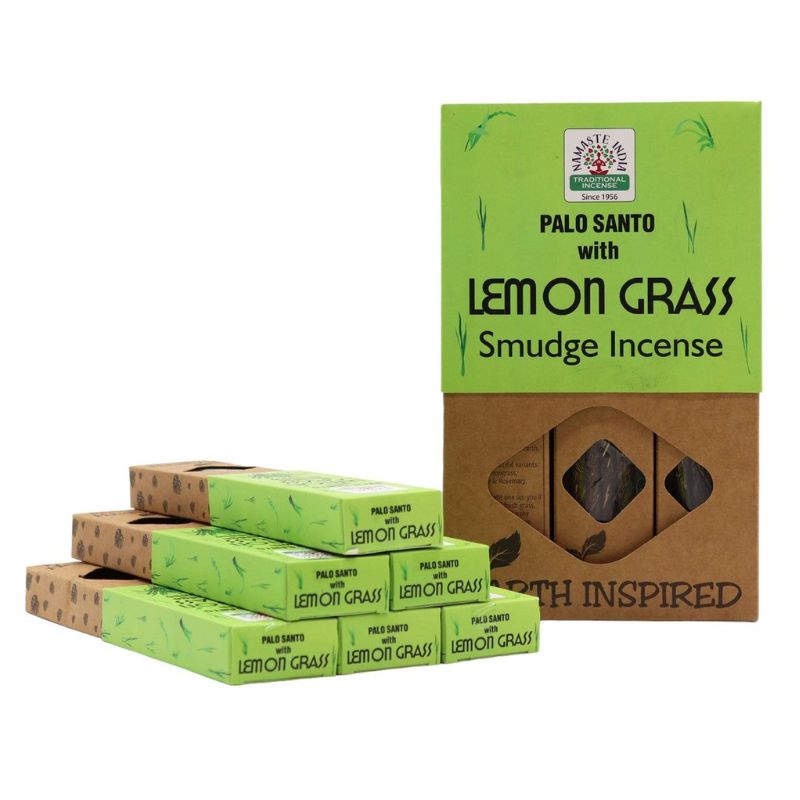 Incienso Natural Palo Santo con Lemongrass- Namaste India