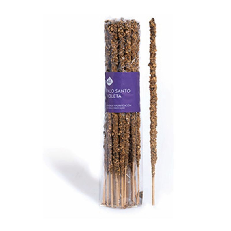 Sahumerio Artesano Palo Santo Violeta 20 Unidades - Sagrada Madre