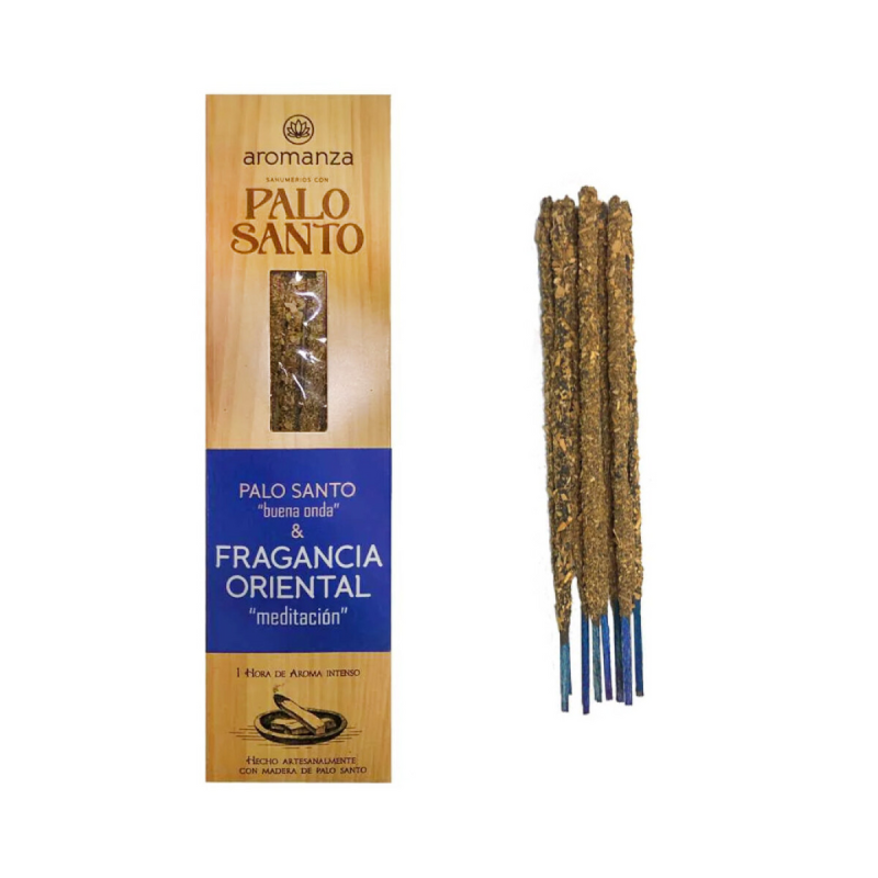 Sahumerio Palo Santo Buena Onda de Fragancias Orientales - Aromanza