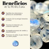 Pulsera Ajustable Piedra Luna 4mm