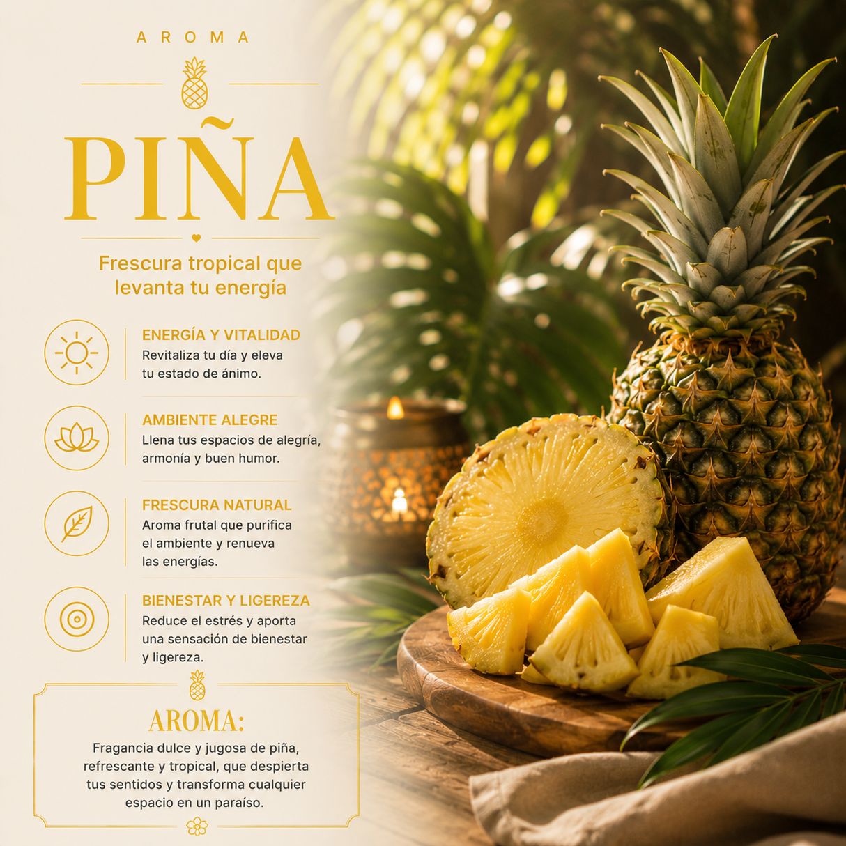 Incienso Smudge Piña