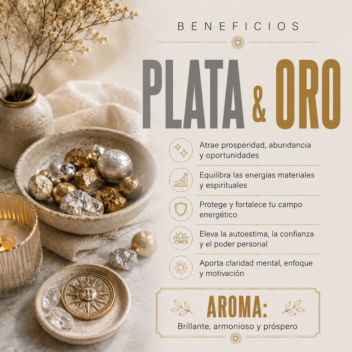 Incienso Plata y Oro