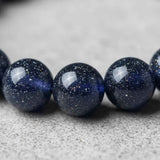 Pulsera Lluvia de Estrellas Azul 8mm