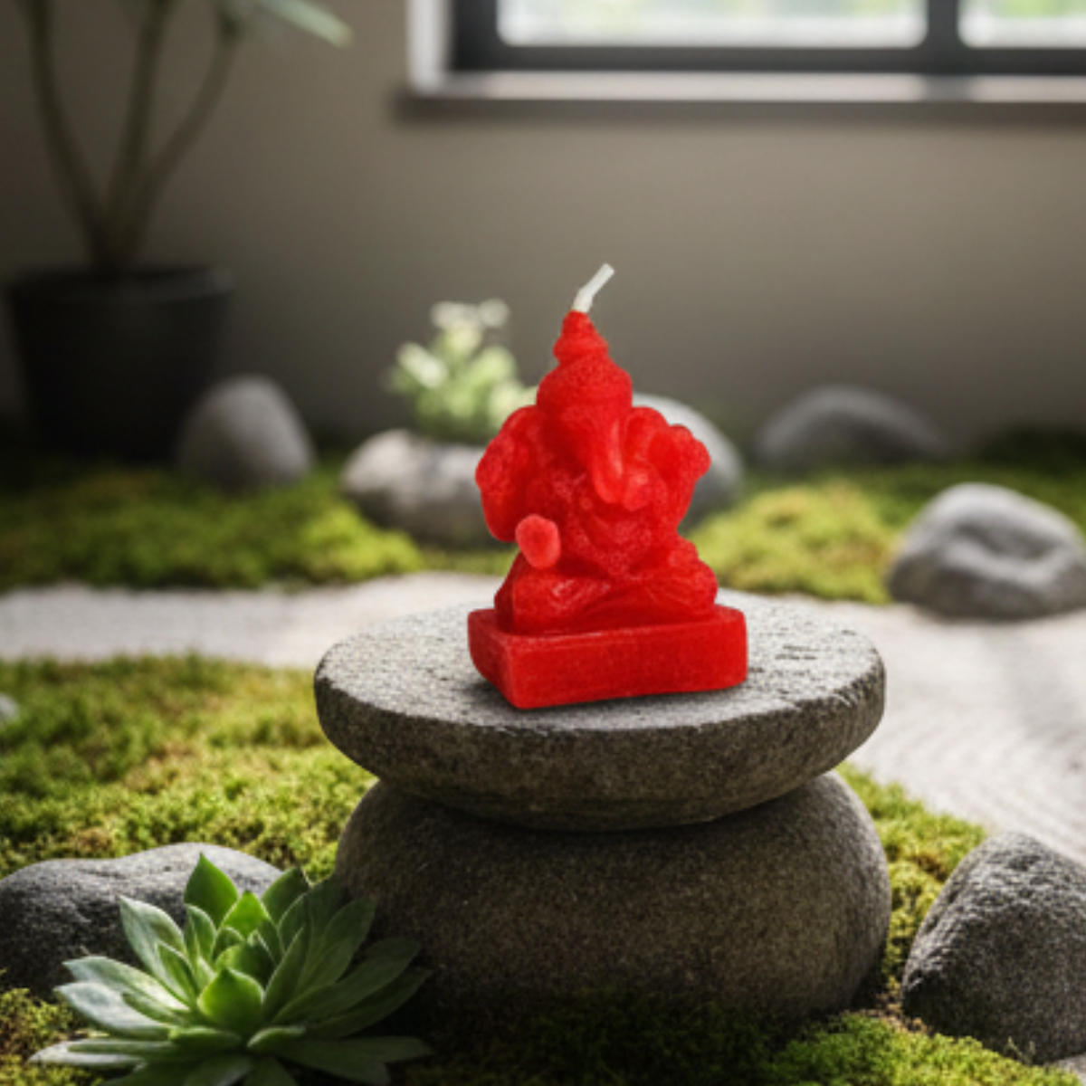 Vela Roja Ganesha