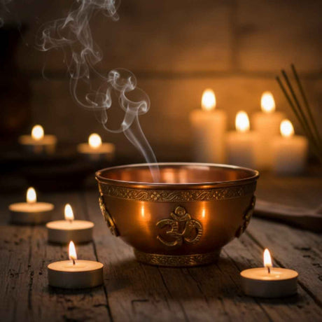 Quemador De Resina Cobre OM 15 cm