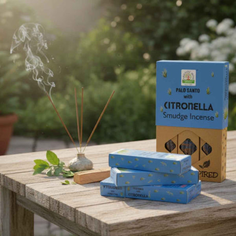 Incienso Orgánico Palo Santo con Citronella