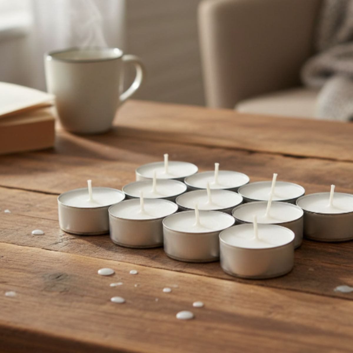Pack 50 Velas Tealight 2 horas