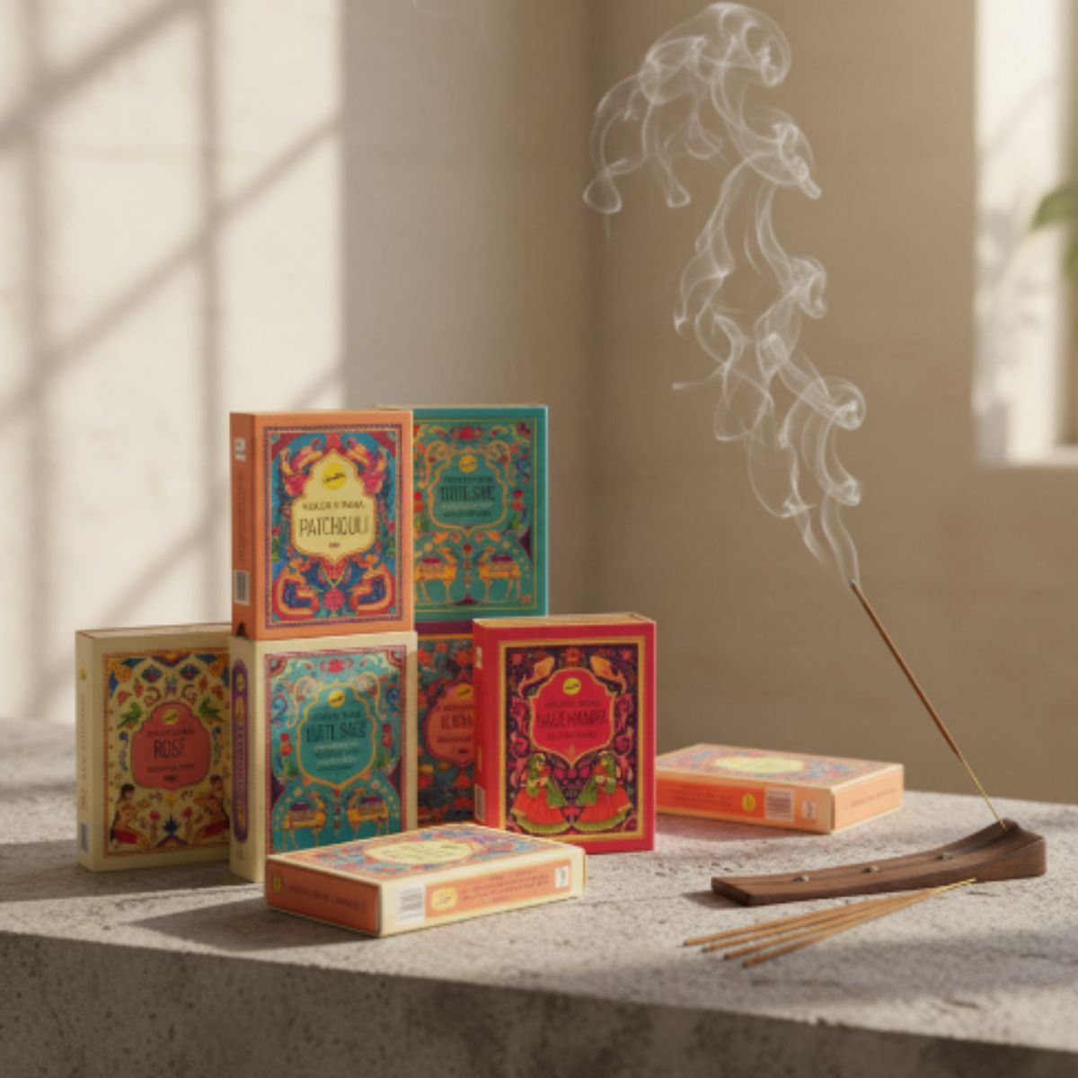 Pack Incienso Cascada 120 conos