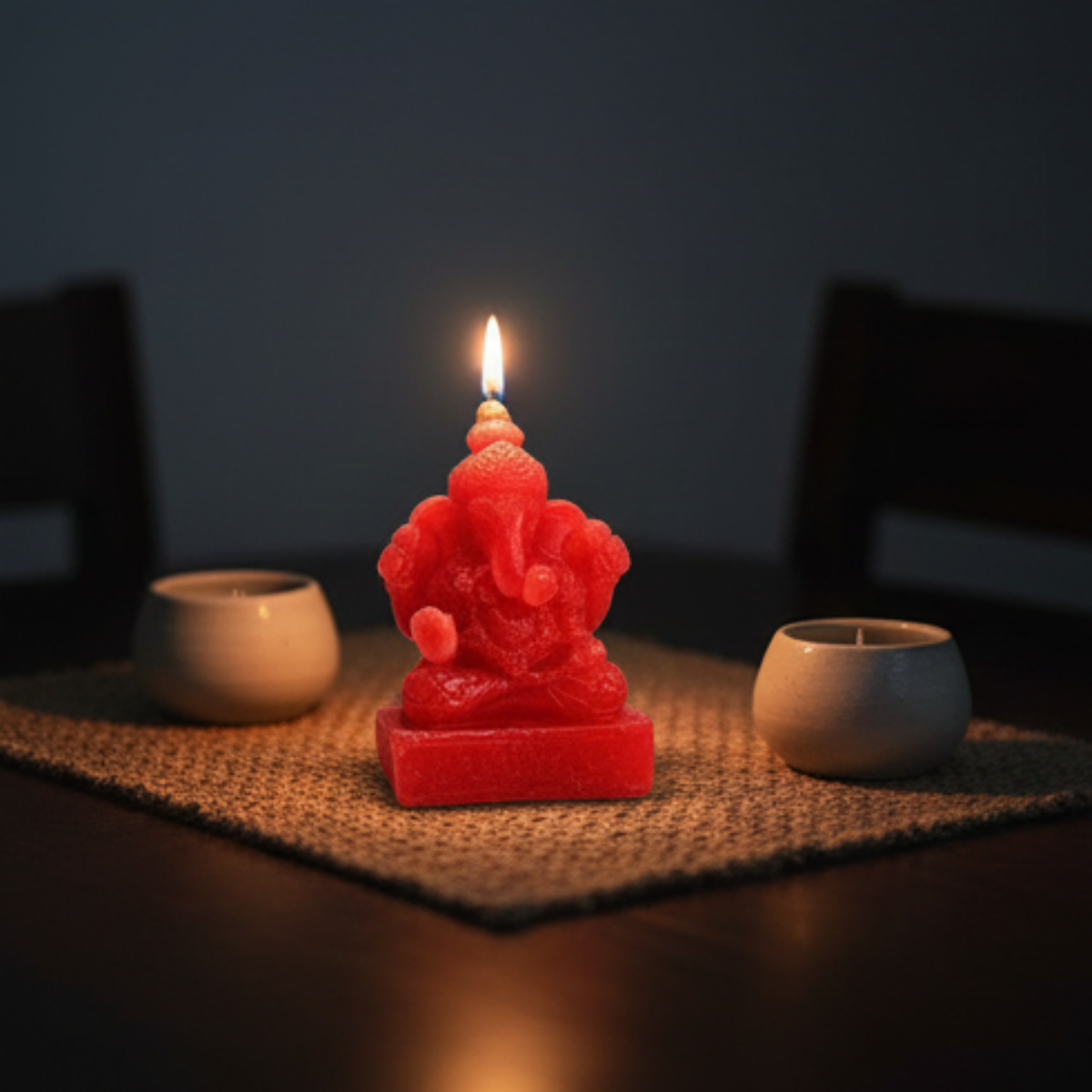 Vela Roja Ganesha