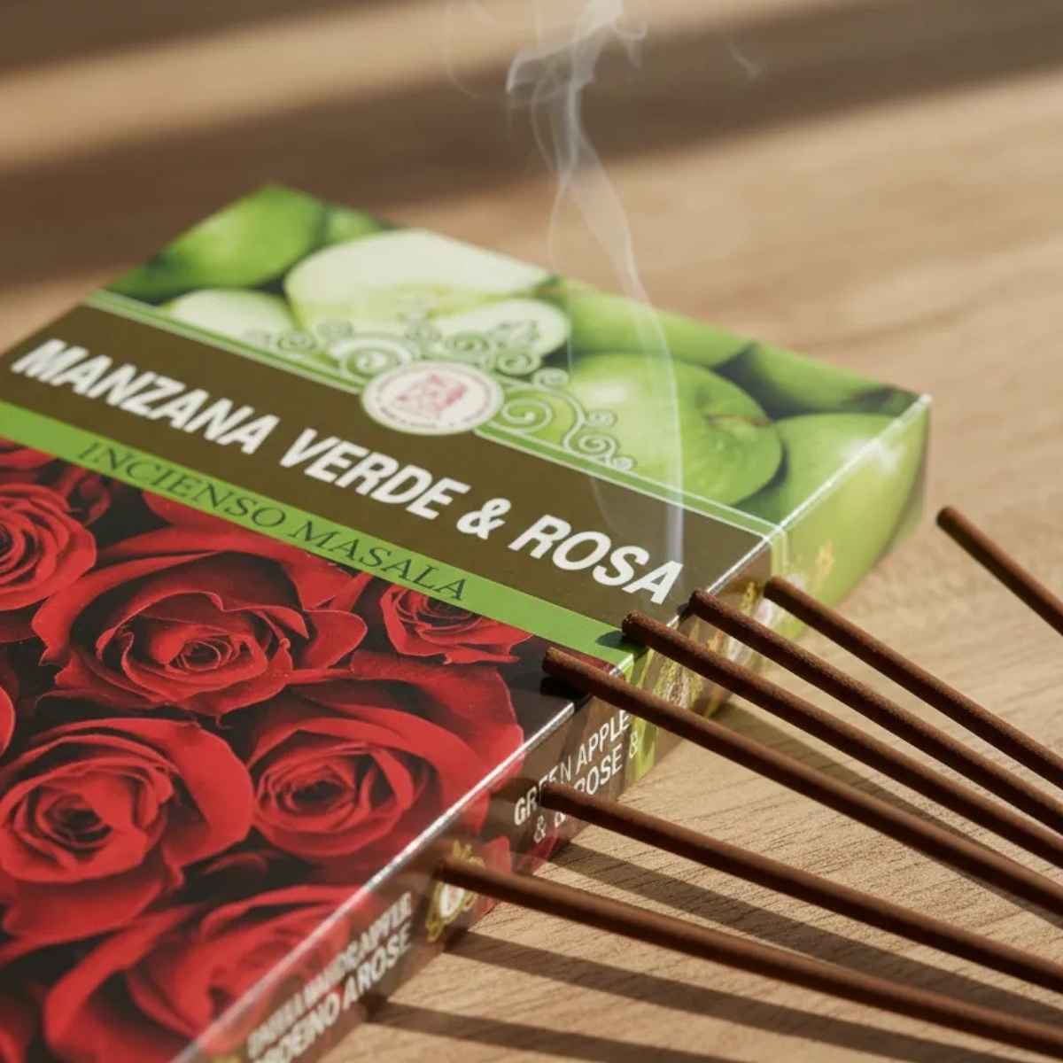 Incienso Manzana Verde y Rosas