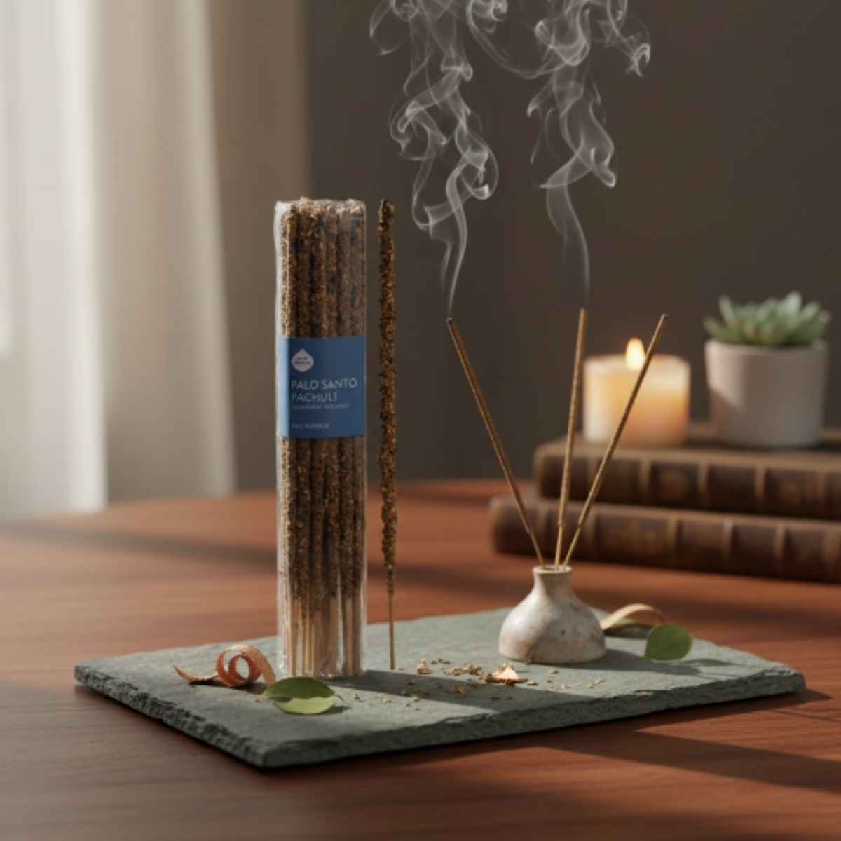 Sahumerio Artesano Palo Santo Pachuli 20u