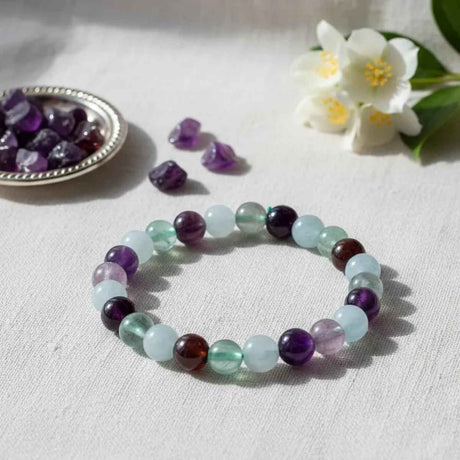 Pulsera Fluorita 8mm