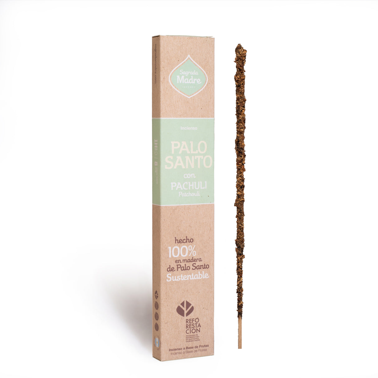 Varilla Sahumerio Palo Santo con Pachoulí - Sagrada Madre