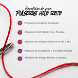 Pulsera Hilo Rojo Denario