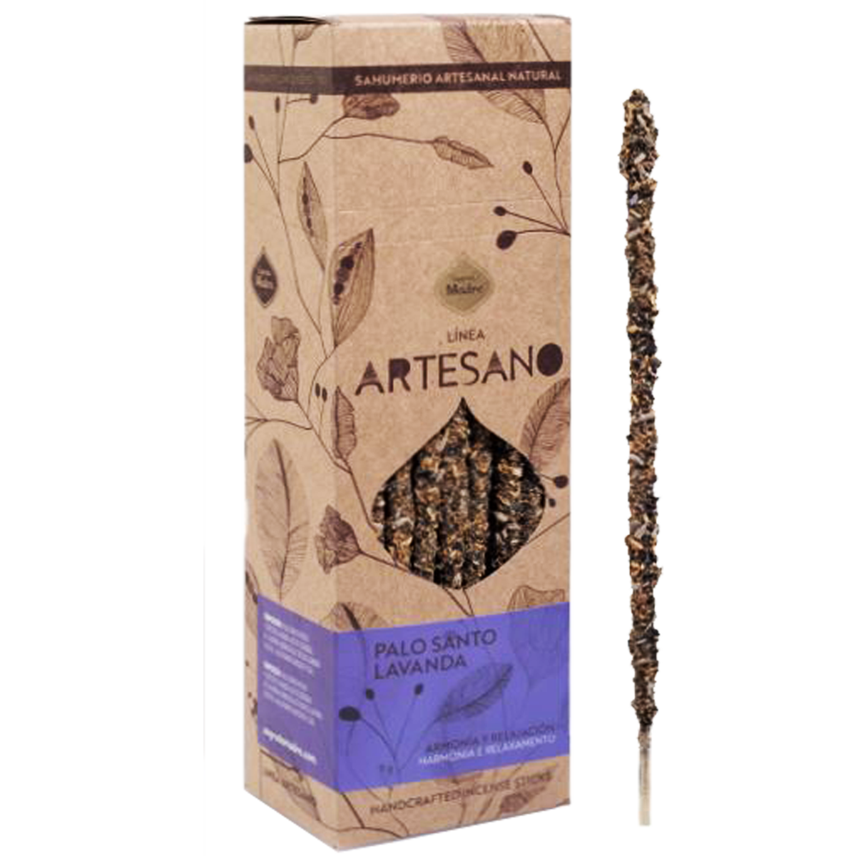 Sahumerio Artesano Palo Santo Lavanda 30u