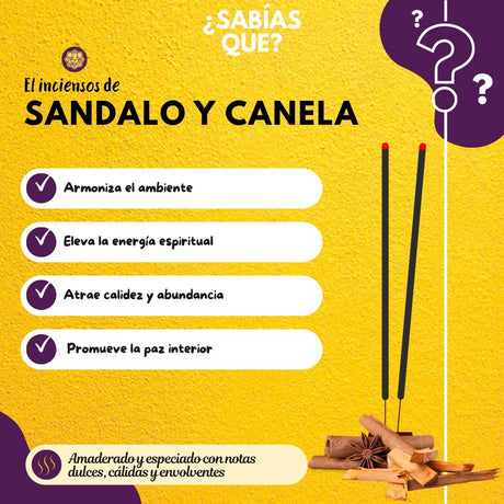 Incienso SAC - Sandalo Canela