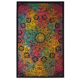 Cubrecama 1 Plaza Mandala Zentangle Multicolor
