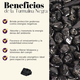 Pulsera Tejido Alpaca Piedra Turmalina