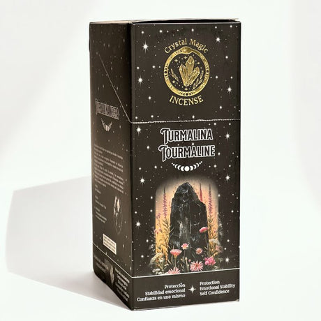 Incienso Azafrán con Piedras de Turmalina