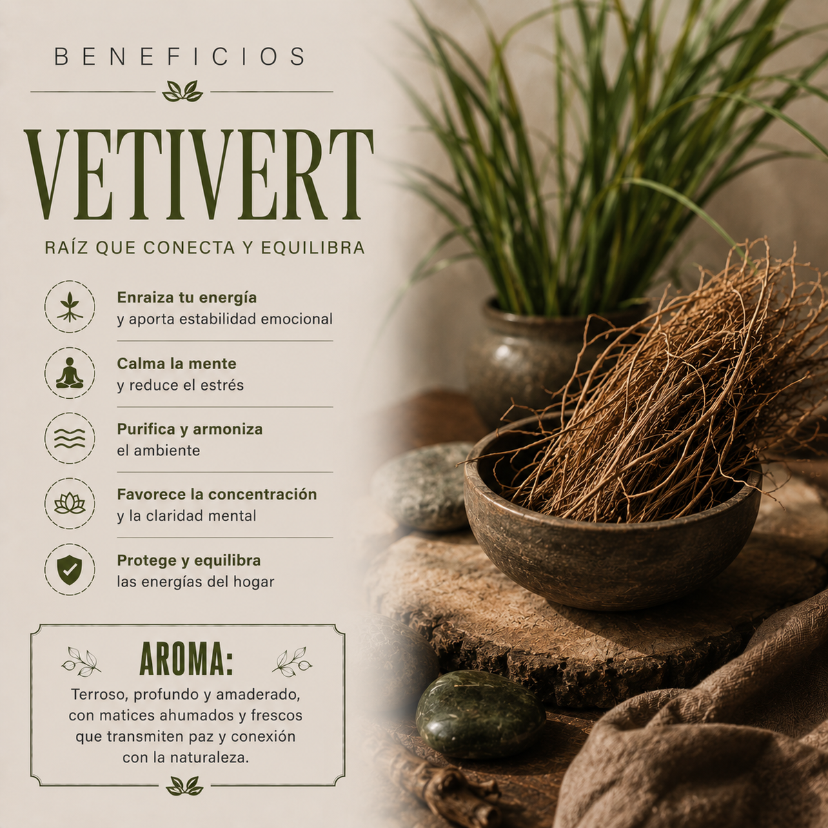 Incienso Popular Vetiver