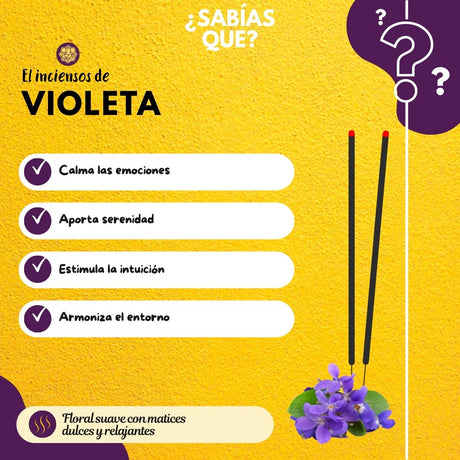 Incienso Jardín Violeta - Parimal Jumbo