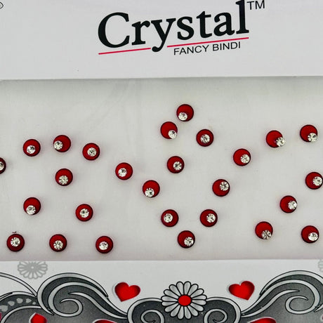 Bindi Diamond Circle Red S