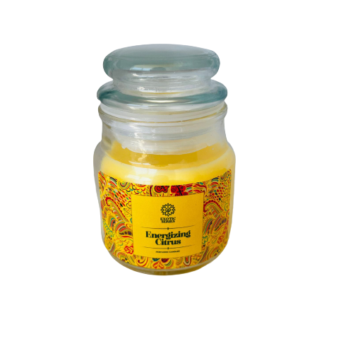 Vela Tapa Vidrio - Citrico Energizante