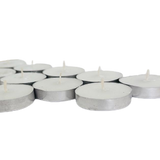 Velas tealight Pack 50 unidades blanca - 2 horas