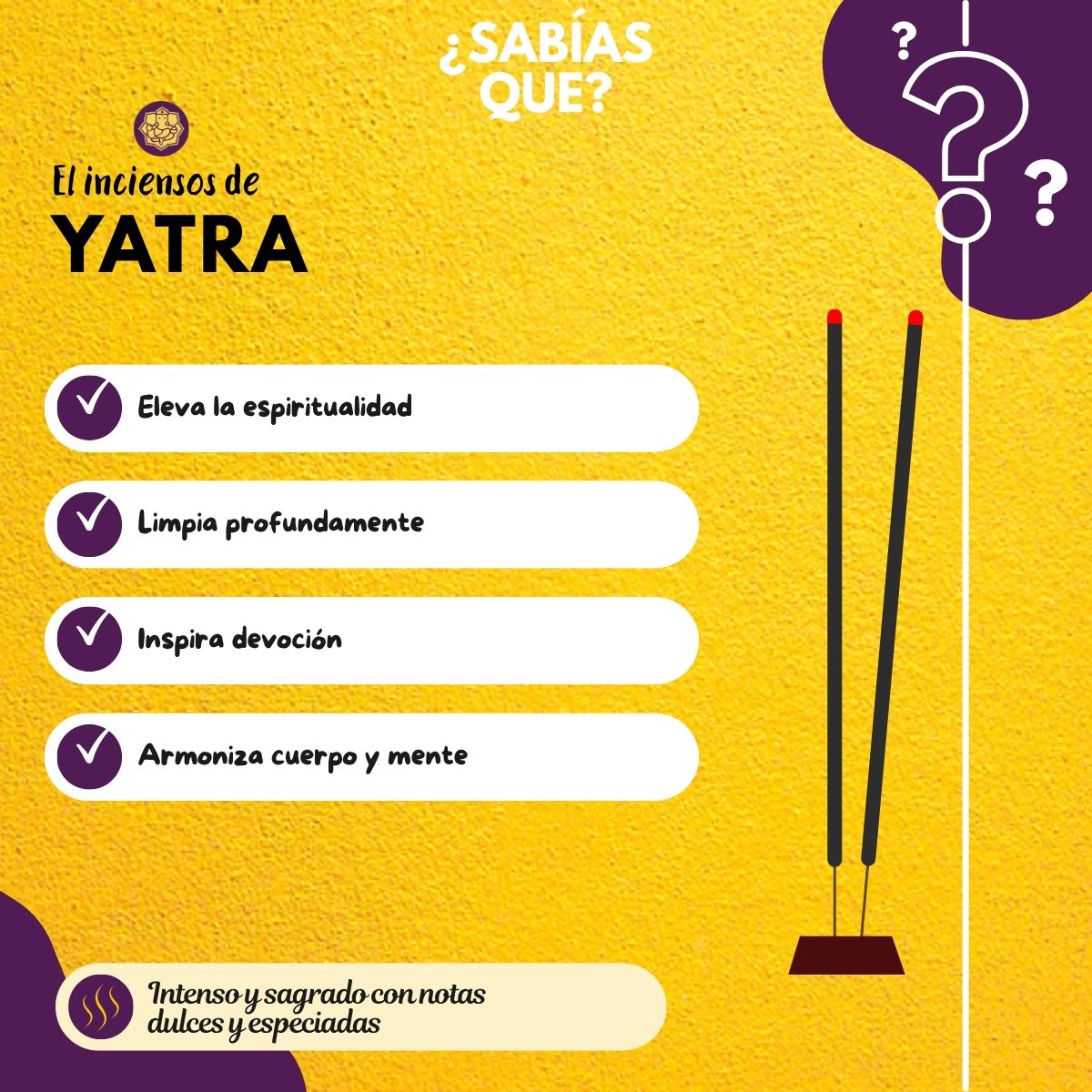 Incienso en Cono Yatra