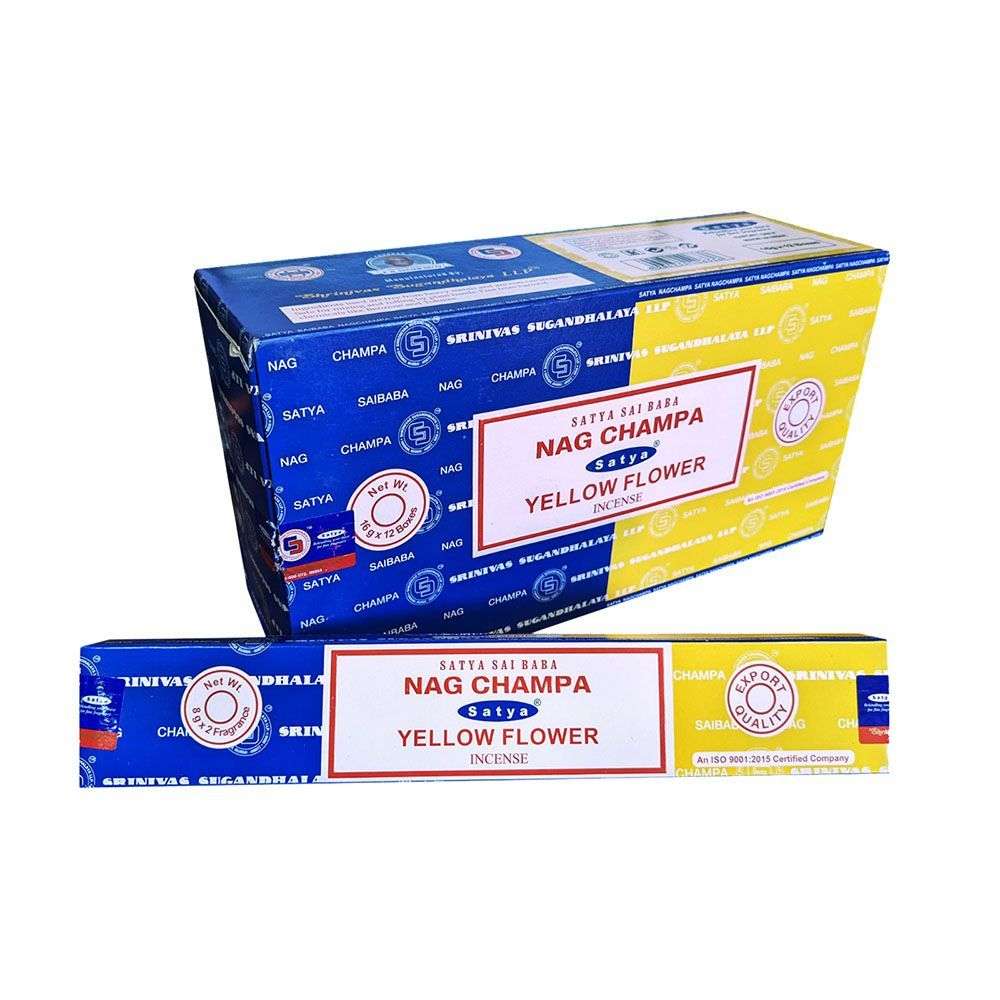 Incienso dúo Nag Champa y Yellow Flower