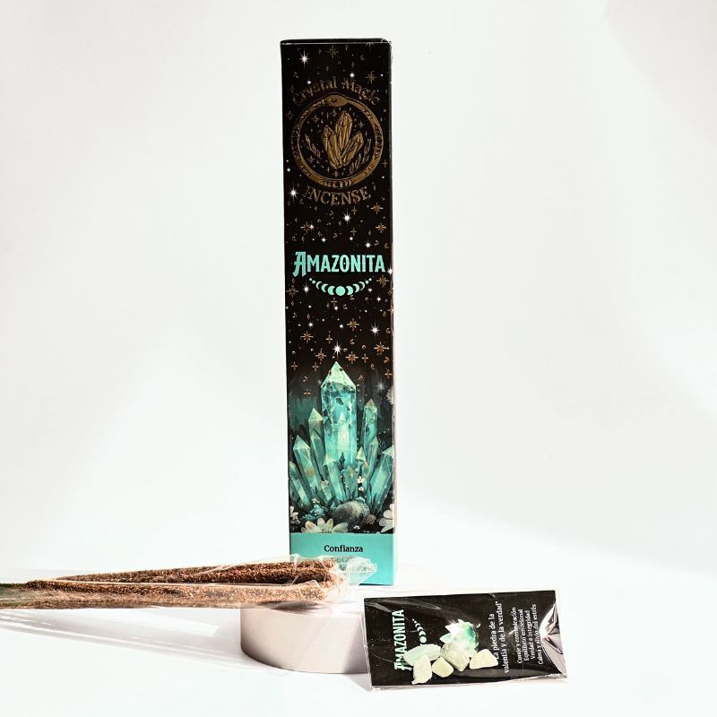 Incienso Brisa Marina con Piedras de Amazonita