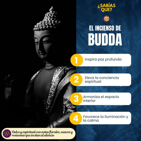 Incienso Natural Golden Buddha - Vijayshree