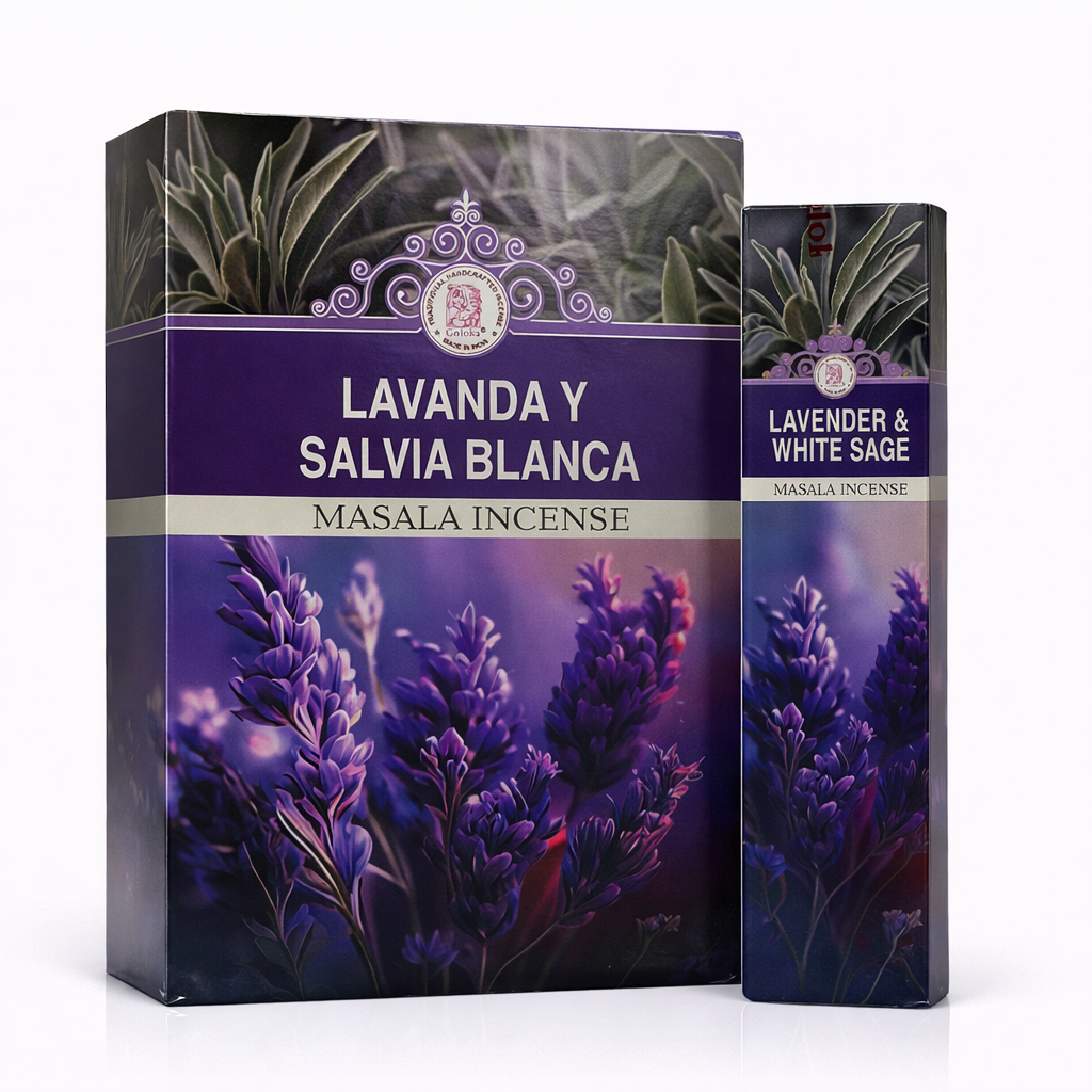 Incienso Lavanda y Salvia Blanca