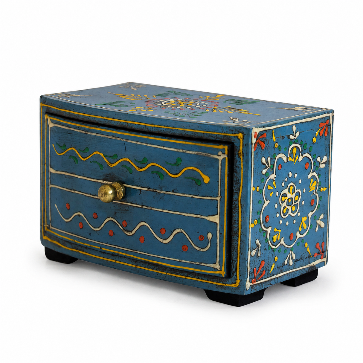 Cajonera India Celeste