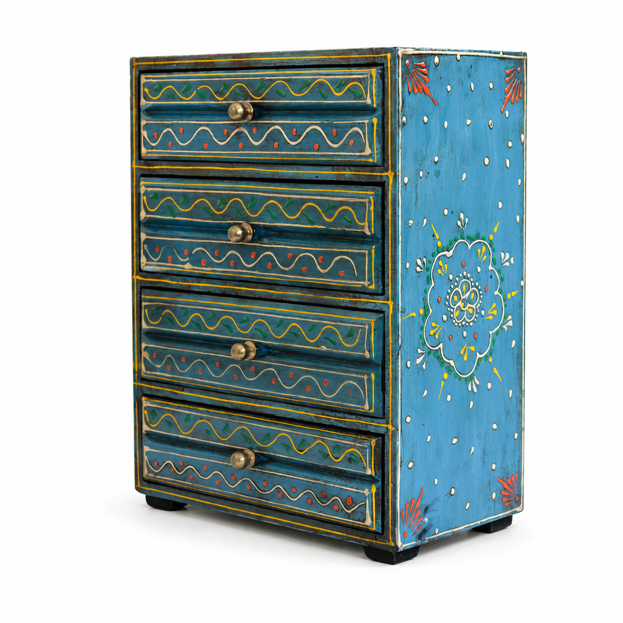 Cajonera Celeste 4 Cajones